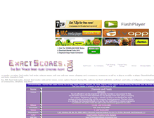 Tablet Screenshot of channelsandfeeds.exactscores.com